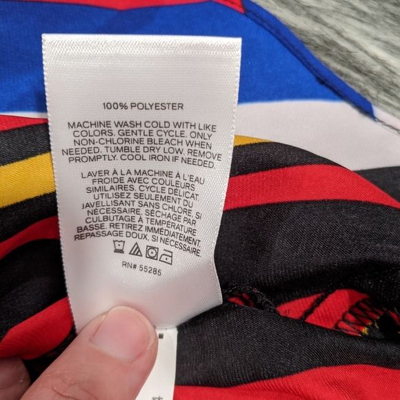 ❤️SOLD❤️NWT Express striped multicolor dress - Picture 6 of 8